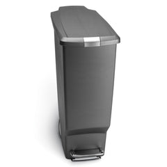 40 litre, slim pedal bin